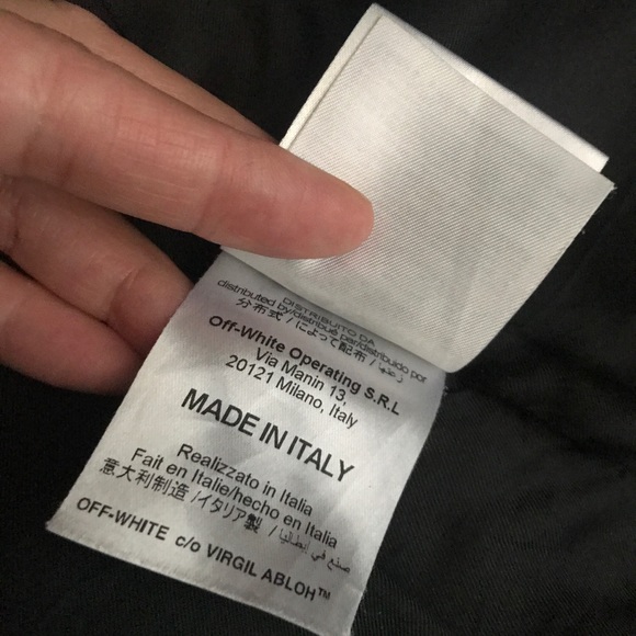 Off-white Brush diagonals varsity jacket - Picture 7 of 7